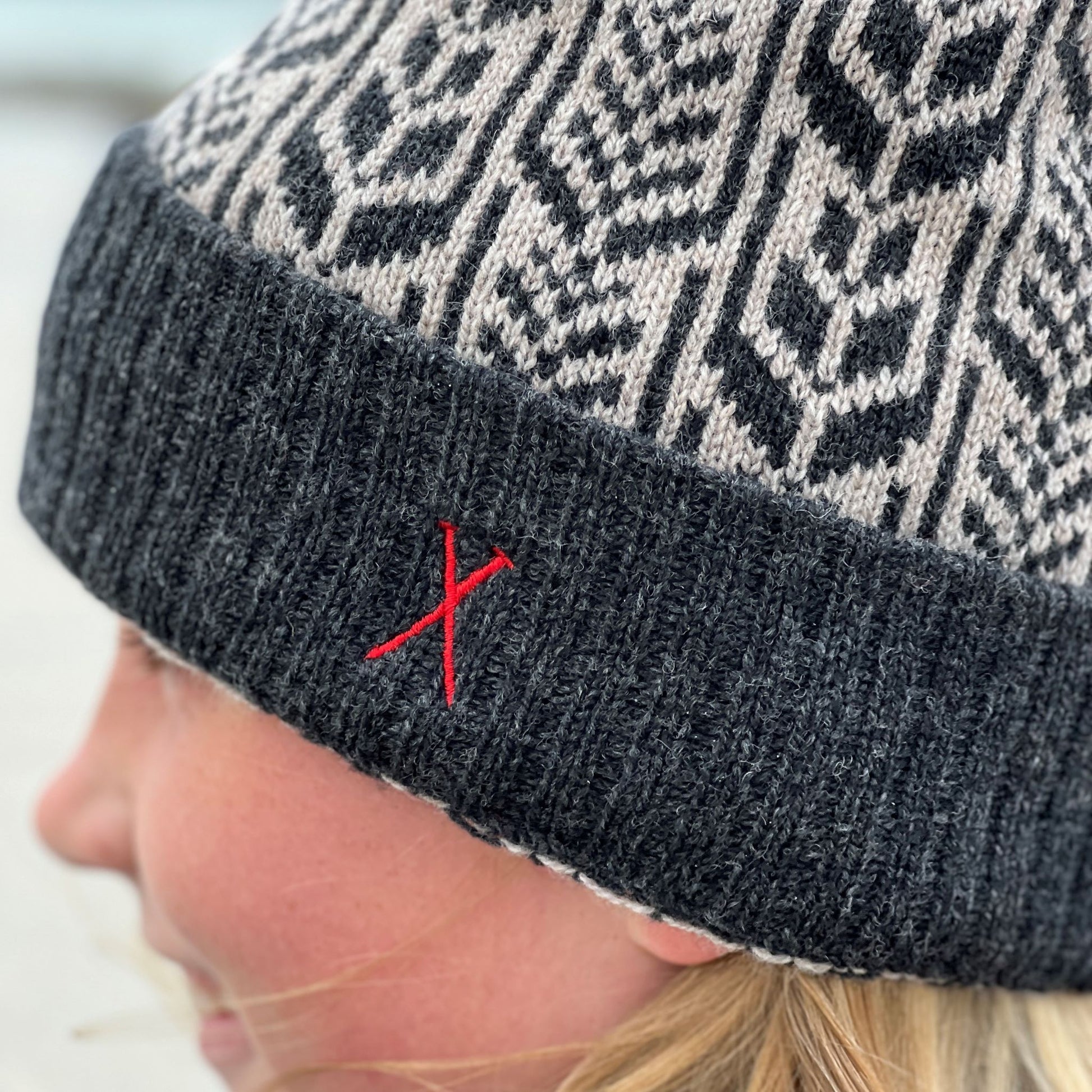 Our beanies are hand loomed in Scotland from 100% pure merino lambs wool. Merino wool has amazing natural properties including being biodegradable, super soft, warm and breathable.